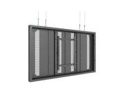 Multibrackets M Pro Series Enclosure 86" Wire Large Black Signage Display Enclosures Multibrackets