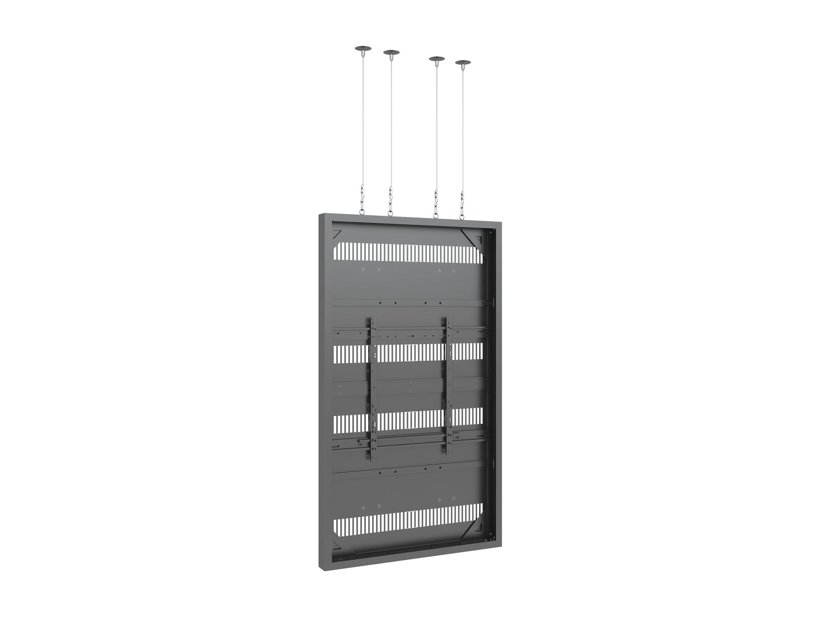 Multibrackets M Pro Series Enclosure 86" Wire Large Black Signage Display Enclosures Multibrackets