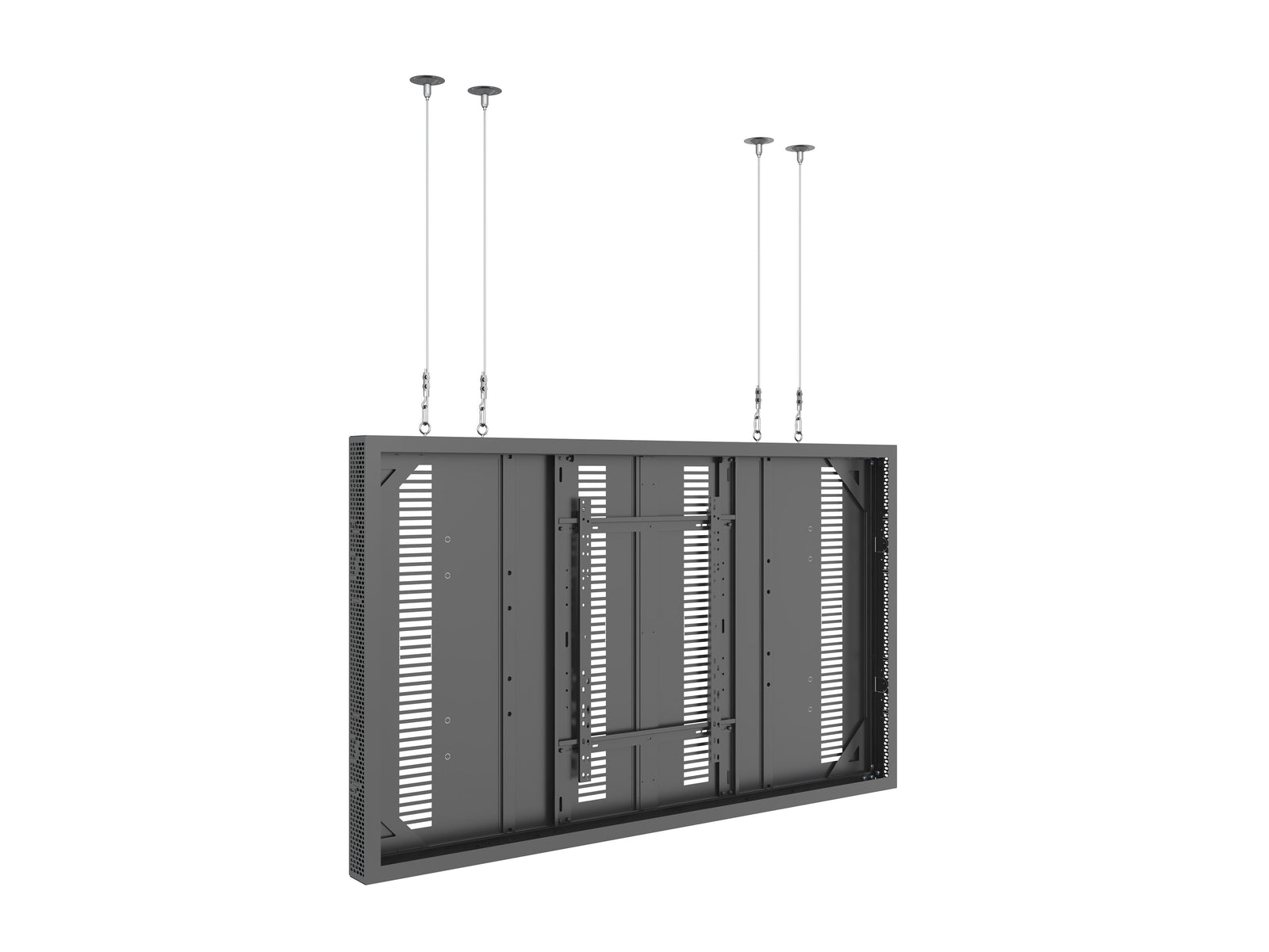Multibrackets M Pro Series Enclosure 86" Wire Large Black Signage Display Enclosures Multibrackets