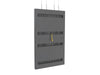 Multibrackets M Pro Series Enclosure 86" Wire Large Black Signage Display Enclosures Multibrackets
