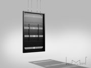 Multibrackets M Pro Series Enclosure 86" Wire Large Black Signage Display Enclosures Multibrackets
