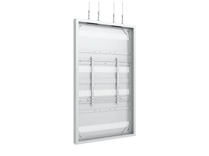 Multibrackets M Pro Series Enclosure 86" Wire Large White Signage Display Enclosures Multibrackets