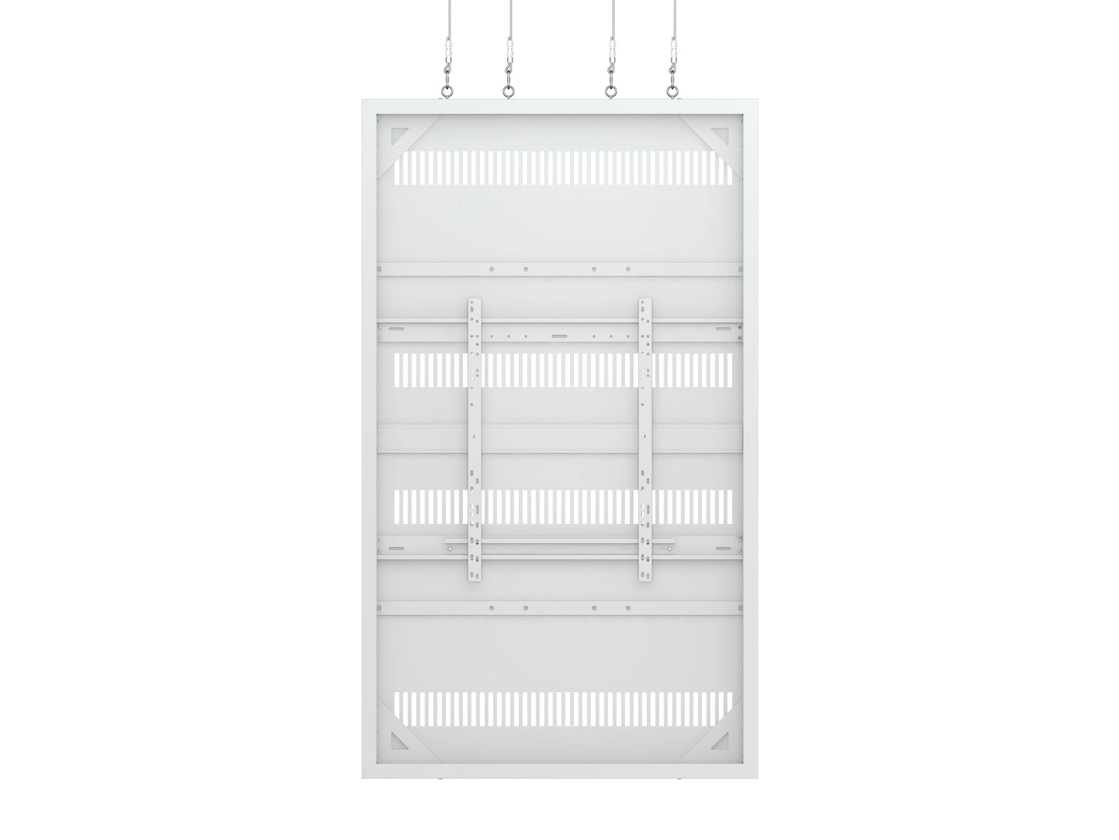 Multibrackets M Pro Series Enclosure 86" Wire Large White Signage Display Enclosures Multibrackets