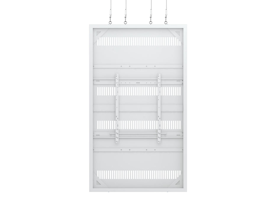 Multibrackets M Pro Series Enclosure 86" Wire Large White Signage Display Enclosures Multibrackets