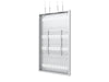 Multibrackets M Pro Series Enclosure 86" Wire Large White Signage Display Enclosures Multibrackets