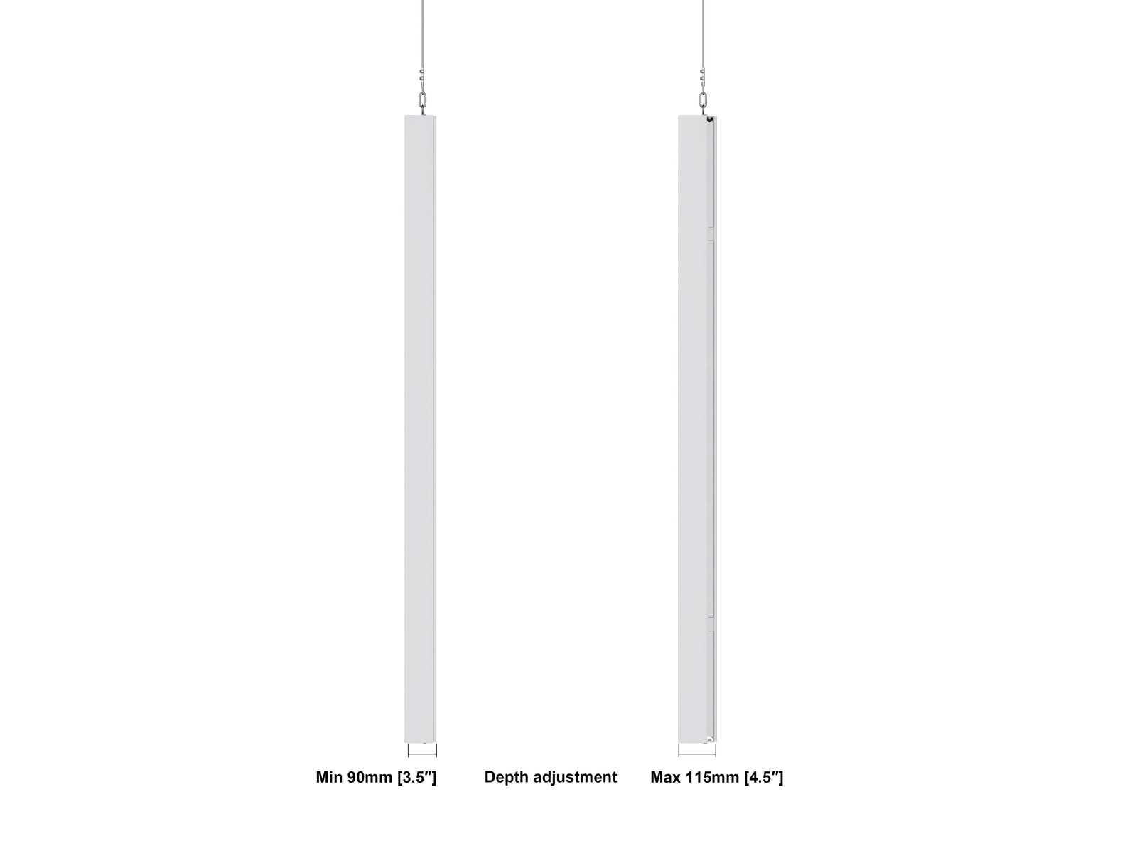Multibrackets M Pro Series Enclosure 86" Wire Large White Signage Display Enclosures Multibrackets