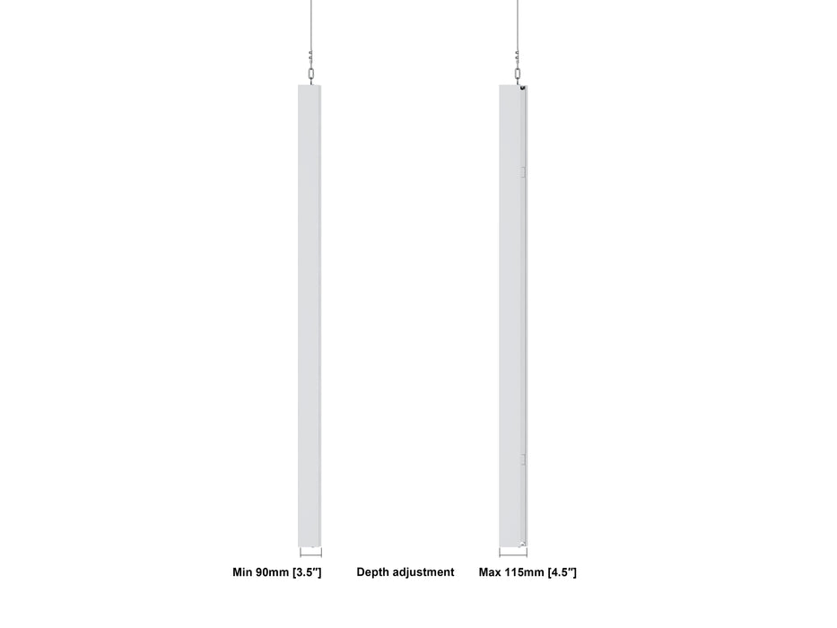 Multibrackets M Pro Series Enclosure 86" Wire Large White Signage Display Enclosures Multibrackets