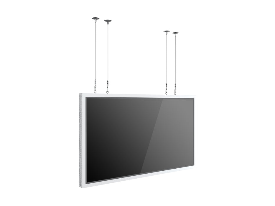 Multibrackets M Pro Series Enclosure 86" Wire Large White Signage Display Enclosures Multibrackets