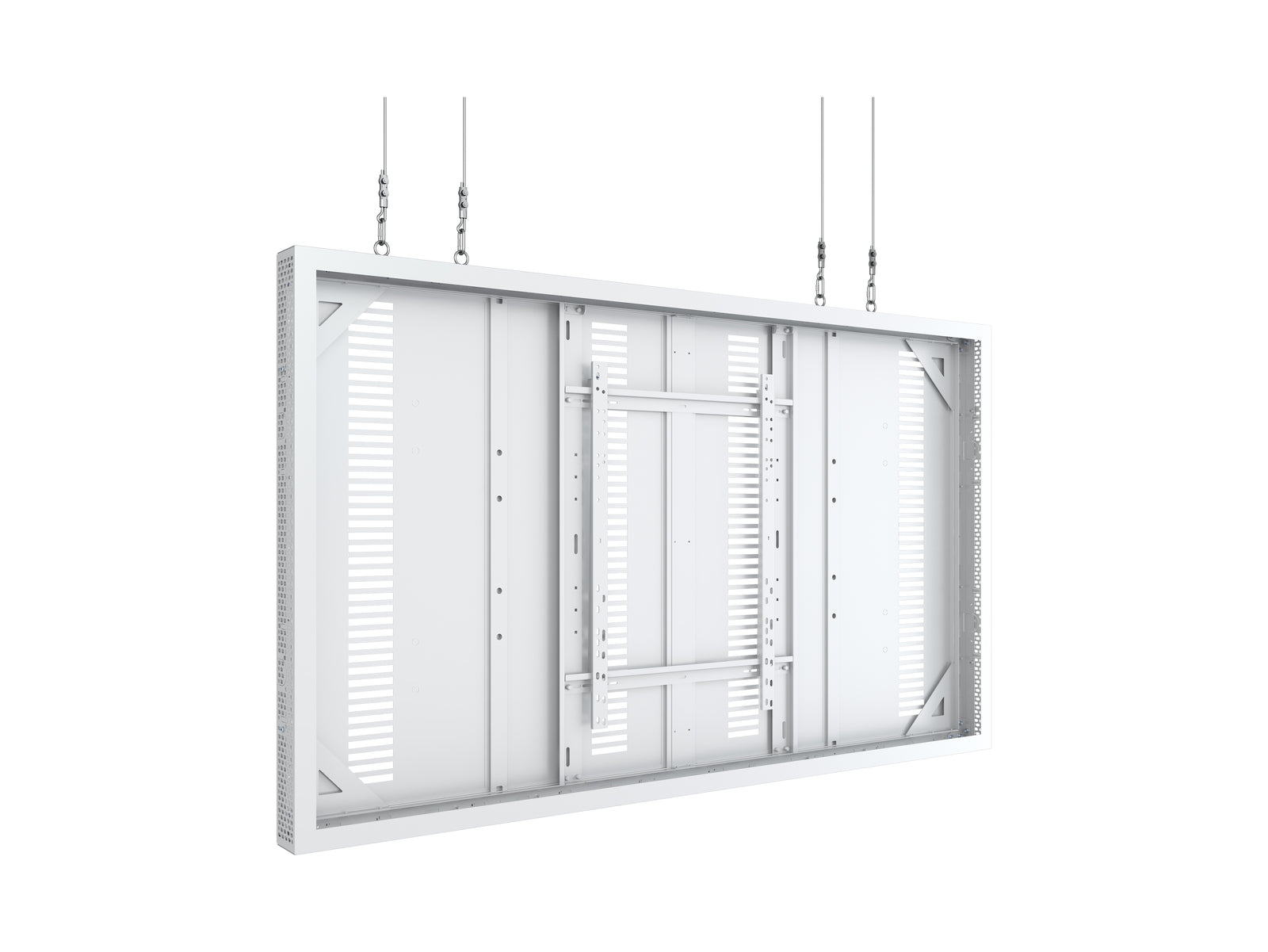 Multibrackets M Pro Series Enclosure 86" Wire Large White Signage Display Enclosures Multibrackets