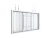 Multibrackets M Pro Series Enclosure 86" Wire Large White Signage Display Enclosures Multibrackets