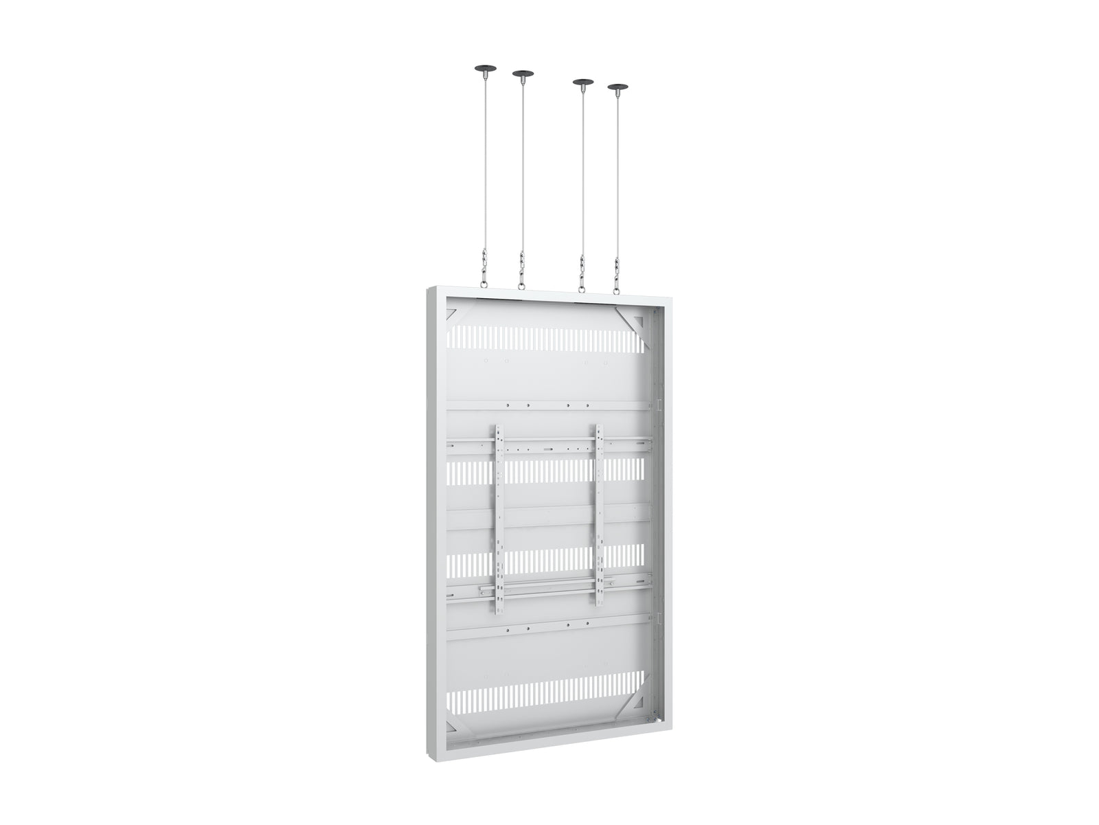 Multibrackets M Pro Series Enclosure 86" Wire Large White Signage Display Enclosures Multibrackets