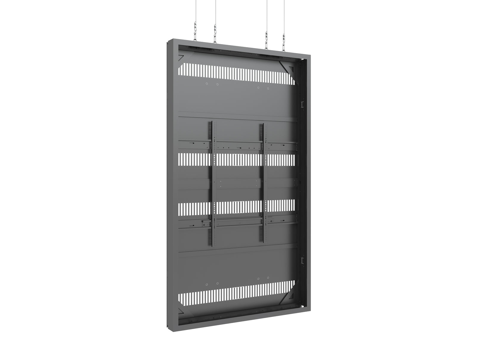 Multibrackets M Pro Series Enclosure 98" Wire Large Black Signage Display Enclosures Multibrackets