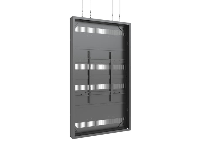 Multibrackets M Pro Series Enclosure 98" Wire Large Black Signage Display Enclosures Multibrackets