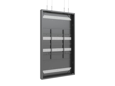 Multibrackets M Pro Series Enclosure 98" Wire Large Black Signage Display Enclosures Multibrackets