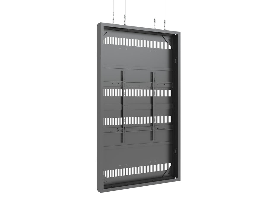 Multibrackets M Pro Series Enclosure 98" Wire Large Black Signage Display Enclosures Multibrackets