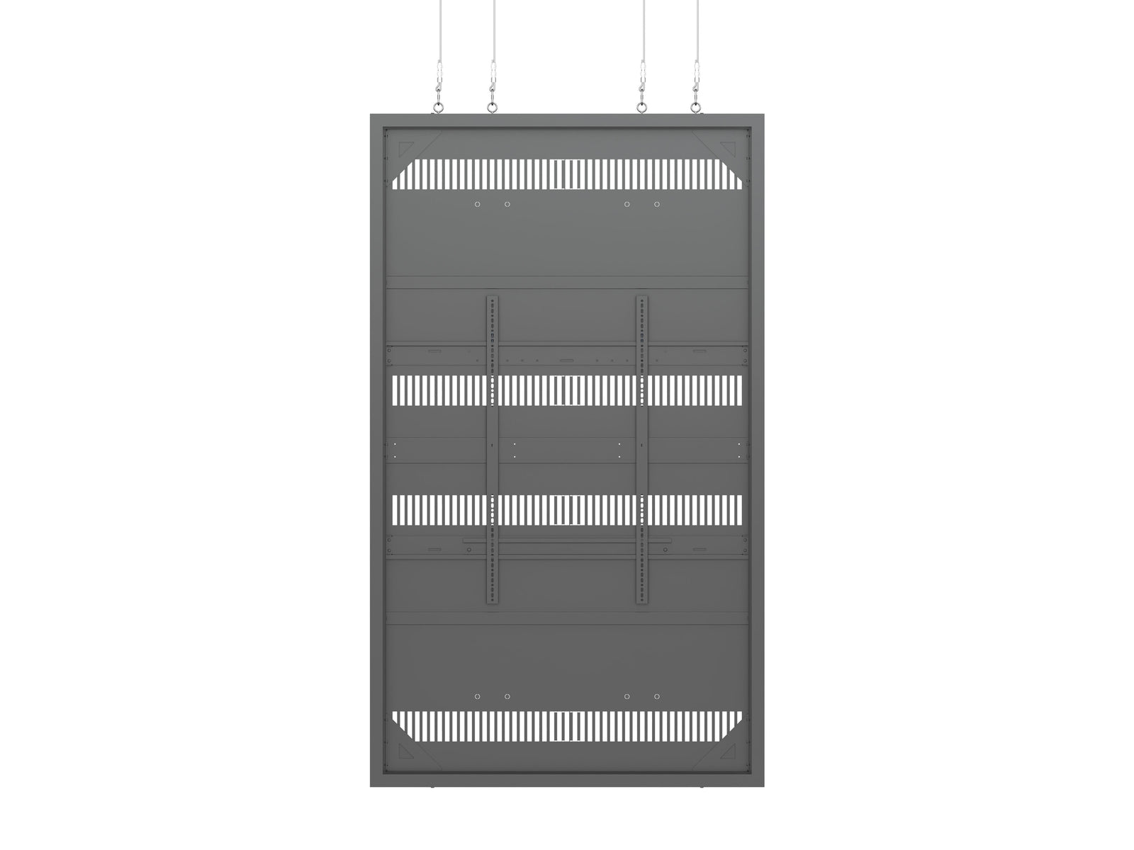 Multibrackets M Pro Series Enclosure 98" Wire Large Black Signage Display Enclosures Multibrackets