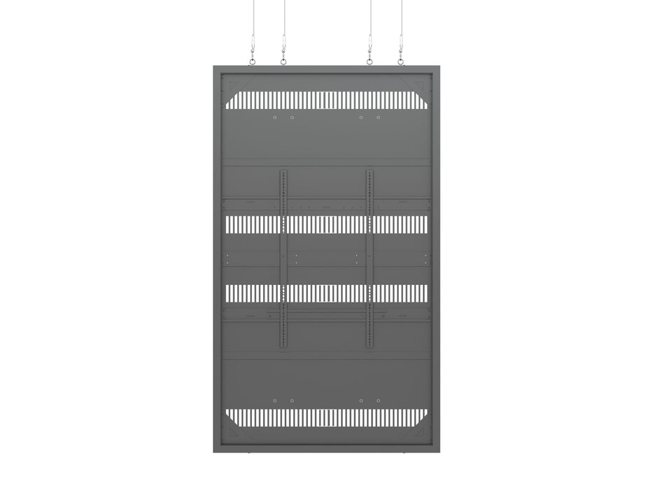 Multibrackets M Pro Series Enclosure 98" Wire Large Black Signage Display Enclosures Multibrackets