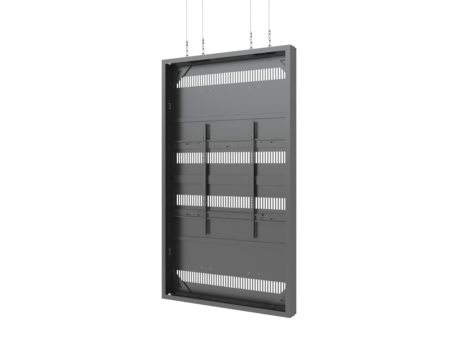 Multibrackets M Pro Series Enclosure 98" Wire Large Black Signage Display Enclosures Multibrackets