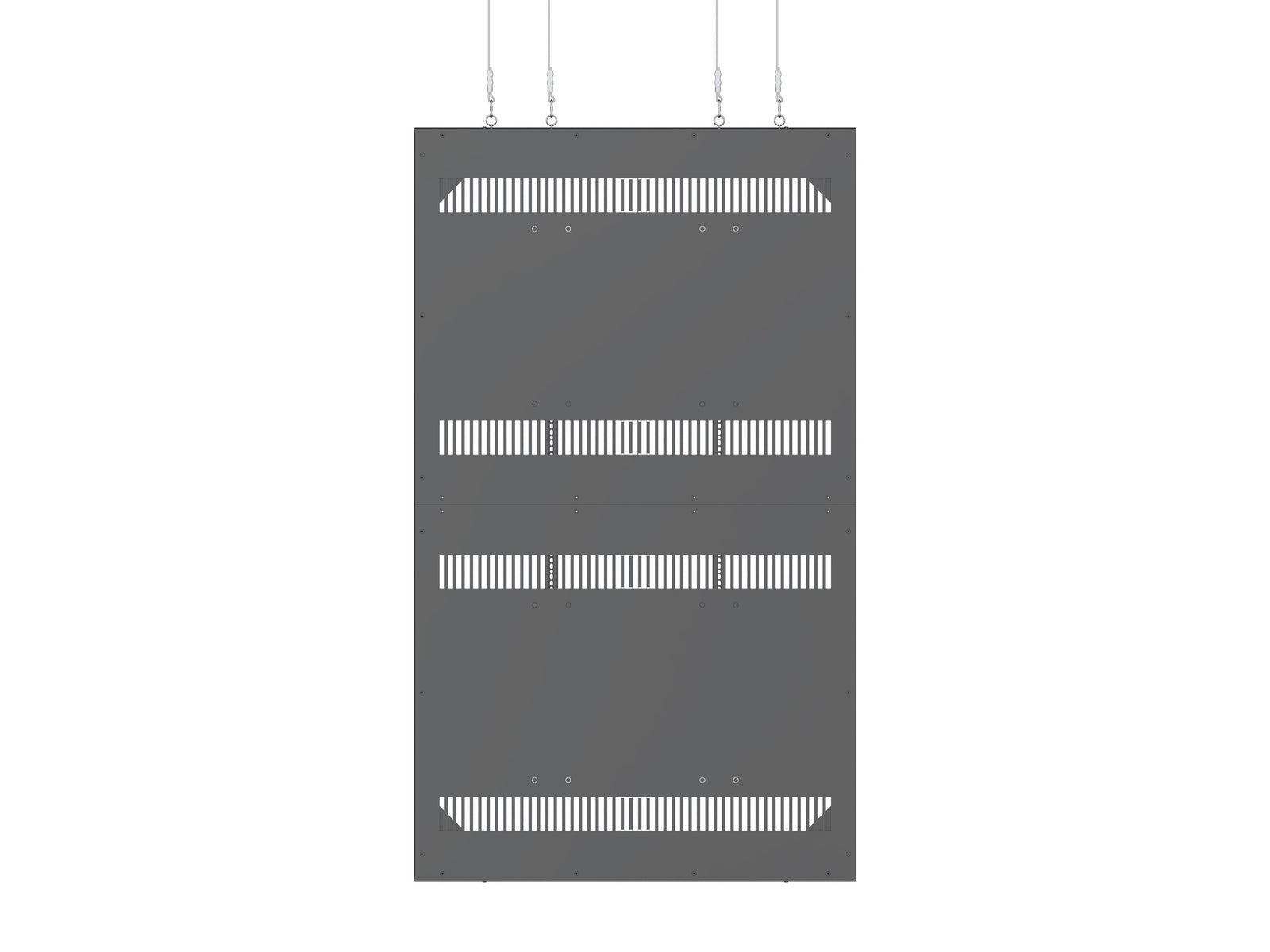 Multibrackets M Pro Series Enclosure 98" Wire Large Black Signage Display Enclosures Multibrackets