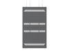 Multibrackets M Pro Series Enclosure 98" Wire Large Black Signage Display Enclosures Multibrackets