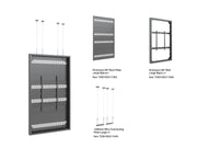 Multibrackets M Pro Series Enclosure 98" Wire Large Black Signage Display Enclosures Multibrackets