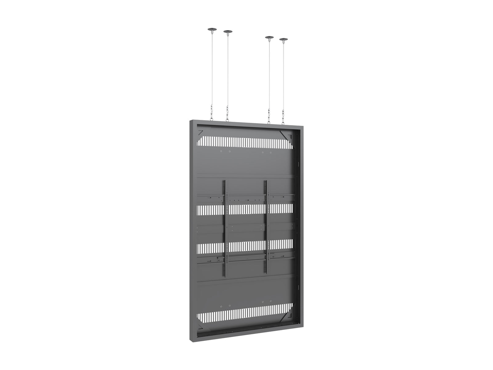 Multibrackets M Pro Series Enclosure 98" Wire Large Black Signage Display Enclosures Multibrackets
