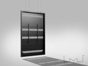 Multibrackets M Pro Series Enclosure 98" Wire Large Black Signage Display Enclosures Multibrackets