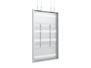 Multibrackets M Pro Series Enclosure 98" Wire Large White Signage Display Enclosures Multibrackets