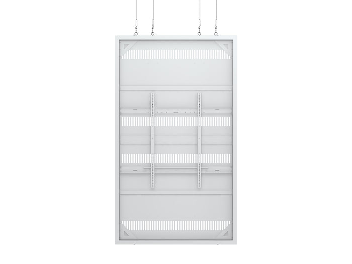 Multibrackets M Pro Series Enclosure 98" Wire Large White Signage Display Enclosures Multibrackets