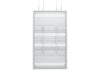 Multibrackets M Pro Series Enclosure 98" Wire Large White Signage Display Enclosures Multibrackets