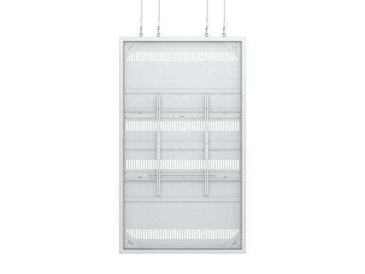 Multibrackets M Pro Series Enclosure 98" Wire Large White Signage Display Enclosures Multibrackets