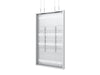 Multibrackets M Pro Series Enclosure 98" Wire Large White Signage Display Enclosures Multibrackets