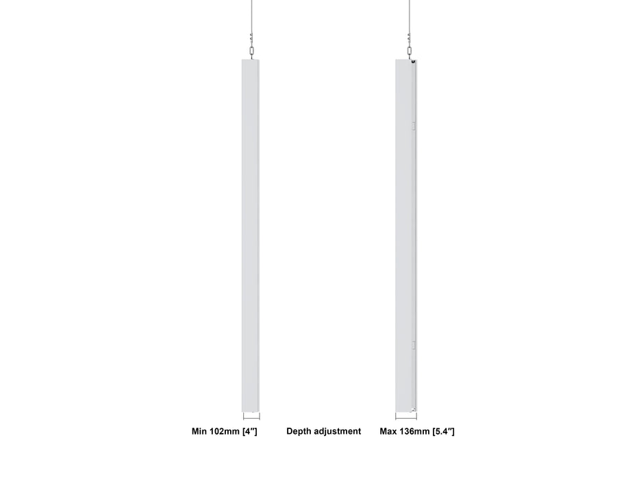 Multibrackets M Pro Series Enclosure 98" Wire Large White Signage Display Enclosures Multibrackets