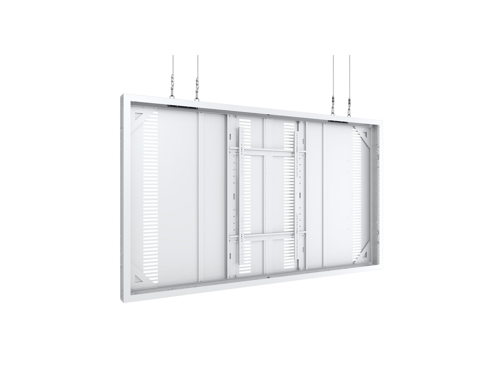 Multibrackets M Pro Series Enclosure 98" Wire Large White Signage Display Enclosures Multibrackets