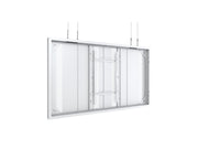 Multibrackets M Pro Series Enclosure 98" Wire Large White Signage Display Enclosures Multibrackets