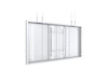 Multibrackets M Pro Series Enclosure 98" Wire Large White Signage Display Enclosures Multibrackets