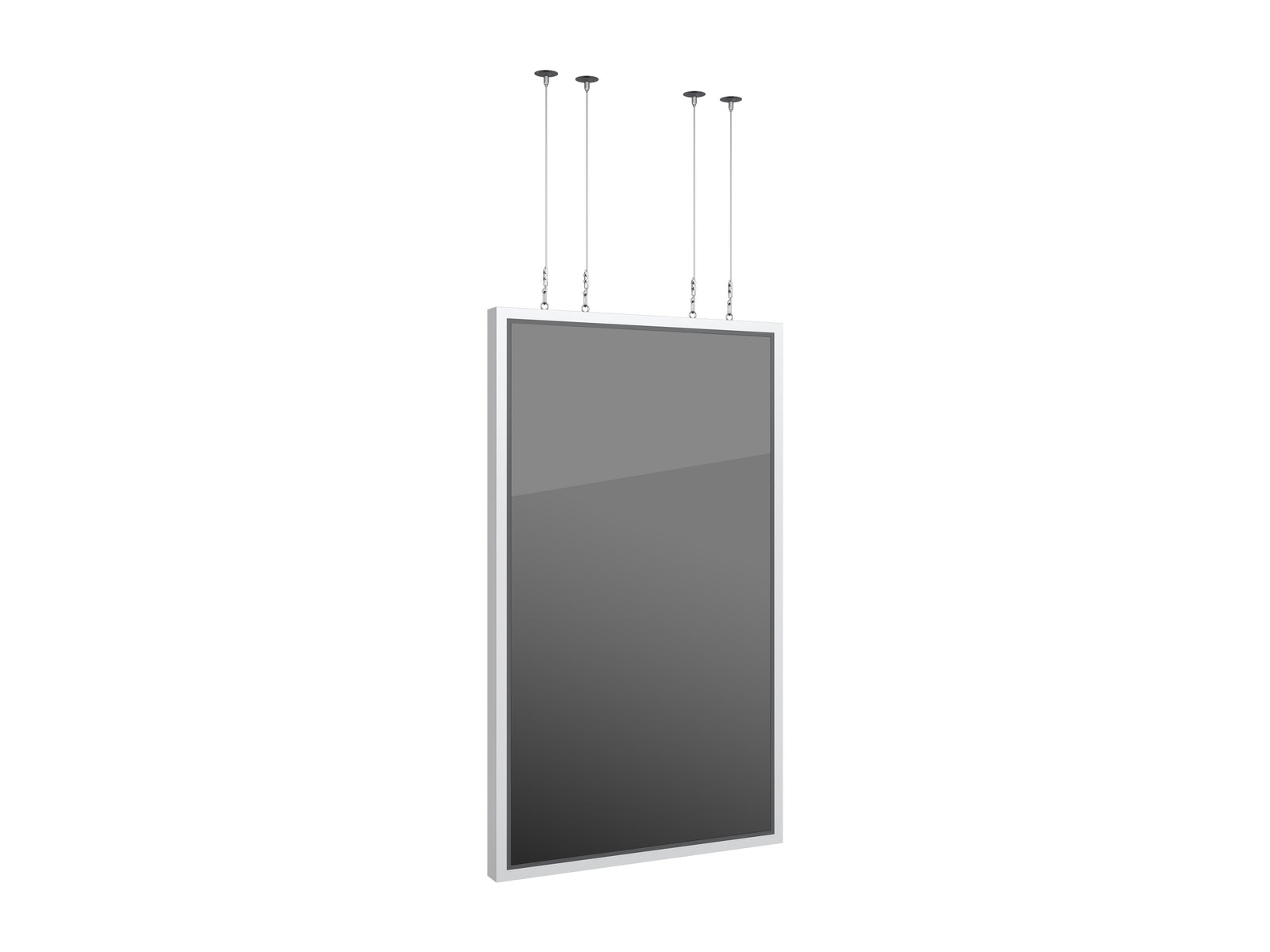 Multibrackets M Pro Series Enclosure 98" Wire Large White Signage Display Enclosures Multibrackets