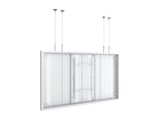 Multibrackets M Pro Series Enclosure 98" Wire Large White Signage Display Enclosures Multibrackets