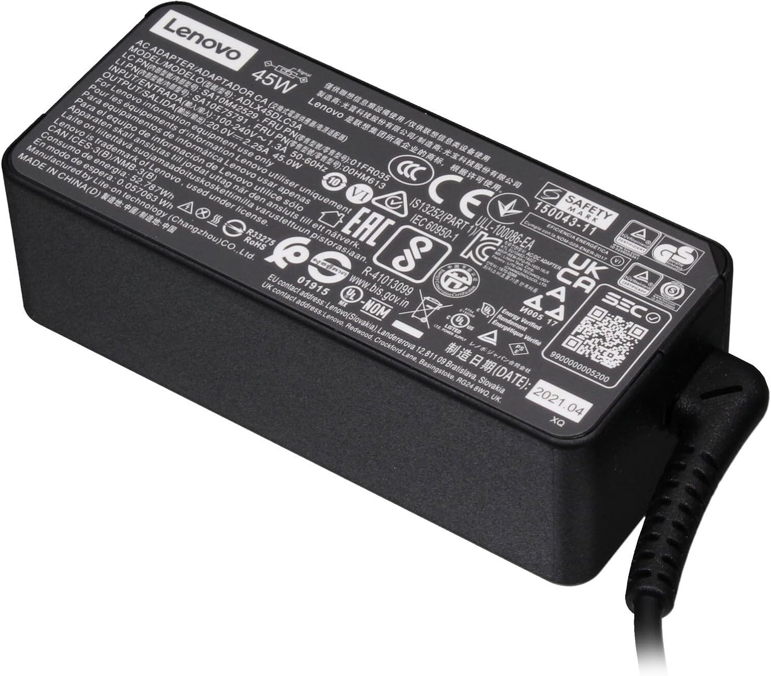 Lenovo 45W AC Power Adapter | 00HM613 Adapter / Converter Lenovo