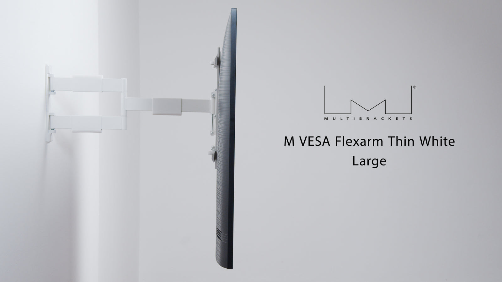Multibrackets M VESA Flexarm Thin TV Wall Mount - 37" to 65" Screen Wall Mount Bracket Multibrackets