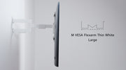 Multibrackets M VESA Flexarm Thin TV Wall Mount - 37" to 65" Screen Wall Mount Bracket Multibrackets