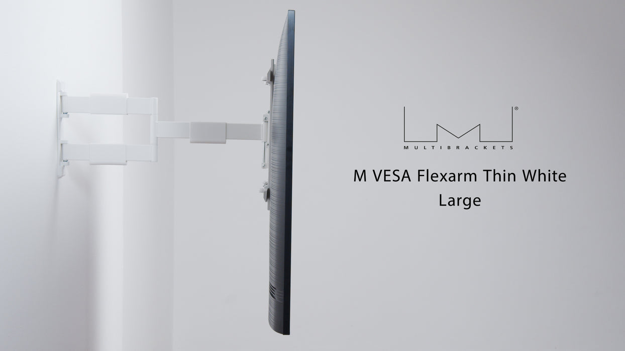 Multibrackets M VESA Flexarm Thin TV Wall Mount - 37" to 65" Screen Wall Mount Bracket Multibrackets