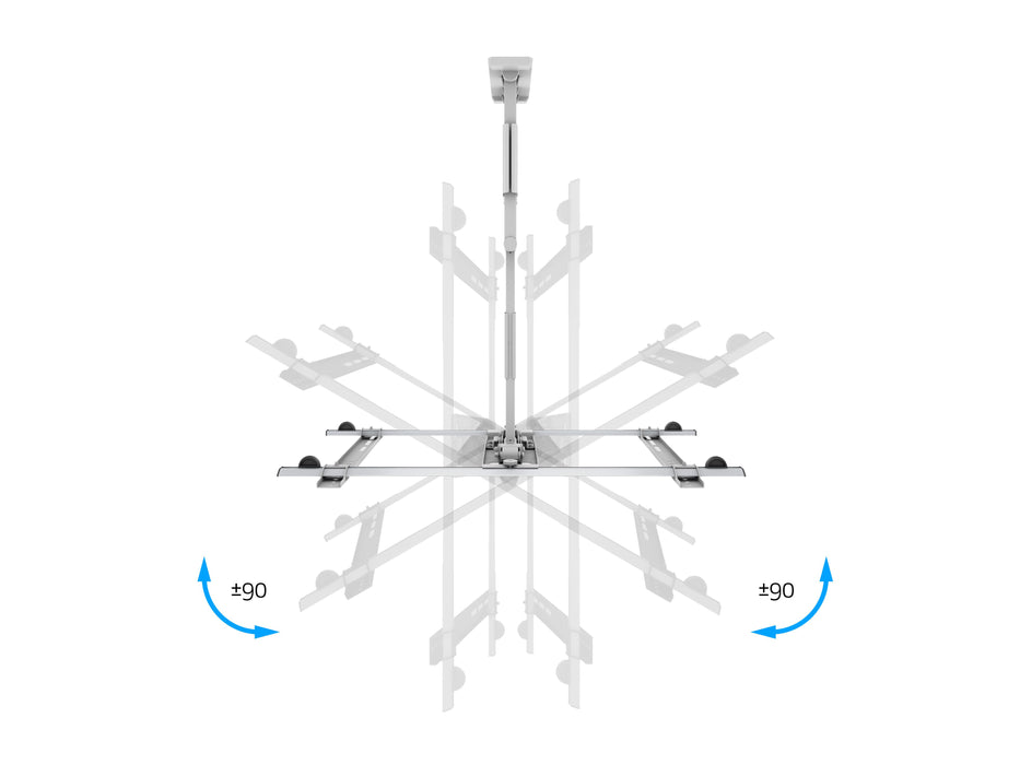 Multibrackets M VESA Flexarm Thin TV Wall Mount - 37" to 65" Screen Wall Mount Bracket Multibrackets