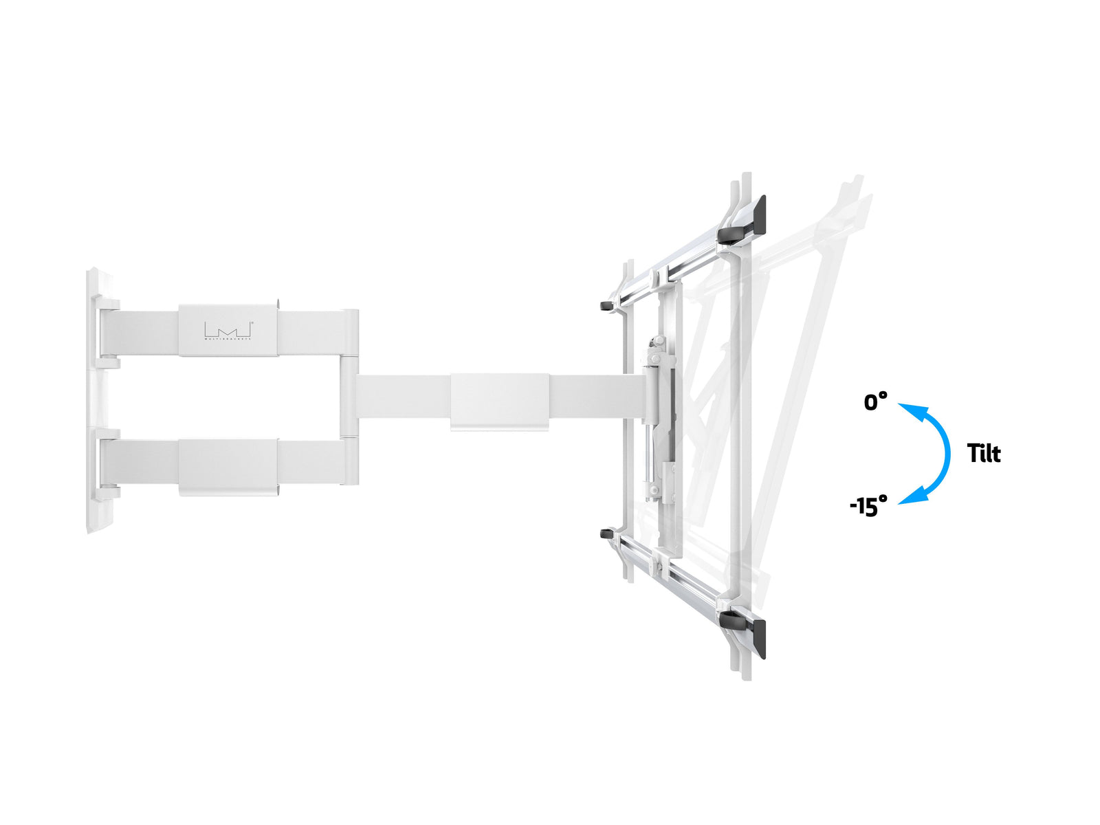 Multibrackets M VESA Flexarm Thin TV Wall Mount - 37" to 65" Screen Wall Mount Bracket Multibrackets