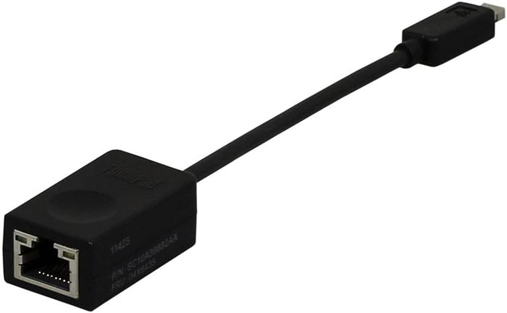Lenovo USB-C RJ-45 0.08 m Extension Adapter | 01YU027 Network Card Lenovo