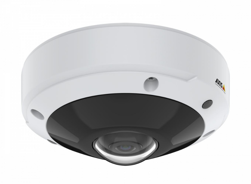 Axis M3077-PLVE 6 MP Outdoor-Ready Network Camera With 360° Panoramic View And Audio Capture Security Camera Axis