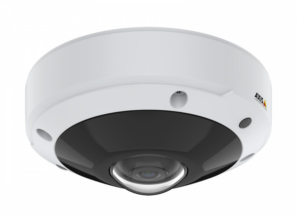 Axis M3077-PLVE 6 MP Outdoor-Ready Network Camera With 360° Panoramic View And Audio Capture