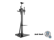 Multibrackets M Tilt & Roll Plus Black Mobile Floor Stand for 32"-55" Screens | 7340234810215 Floor Stand Multibrackets