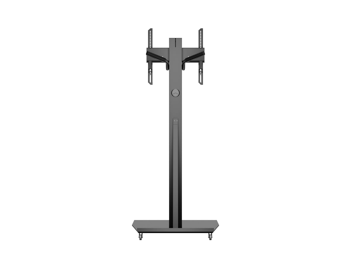 Multibrackets M Tilt & Roll Plus Black Mobile Floor Stand for 32"-55" Screens | 7340234810215 Floor Stand Multibrackets