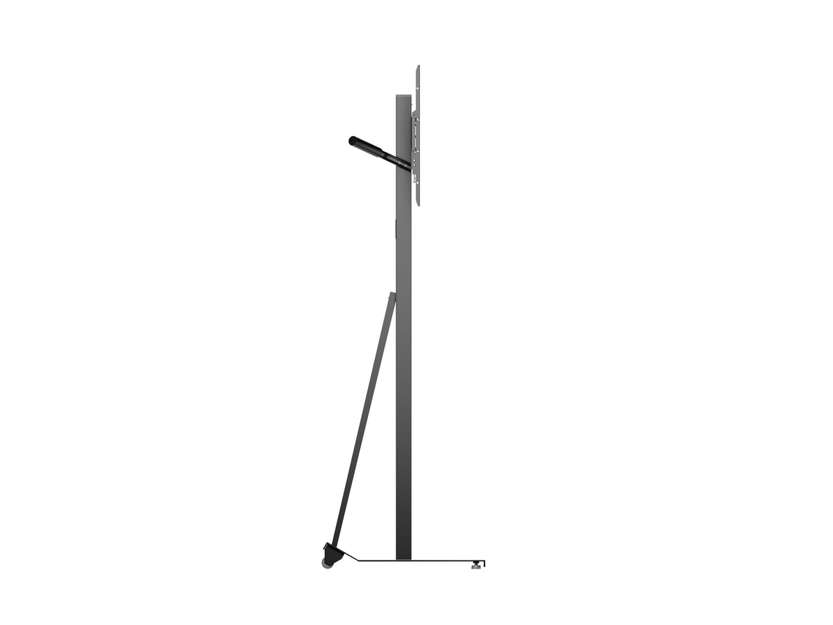 Multibrackets M Tilt & Roll Plus Black Mobile Floor Stand for 32"-55" Screens | 7340234810215 Floor Stand Multibrackets